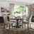 Laurenn Round Faux Marble Top Dining Table