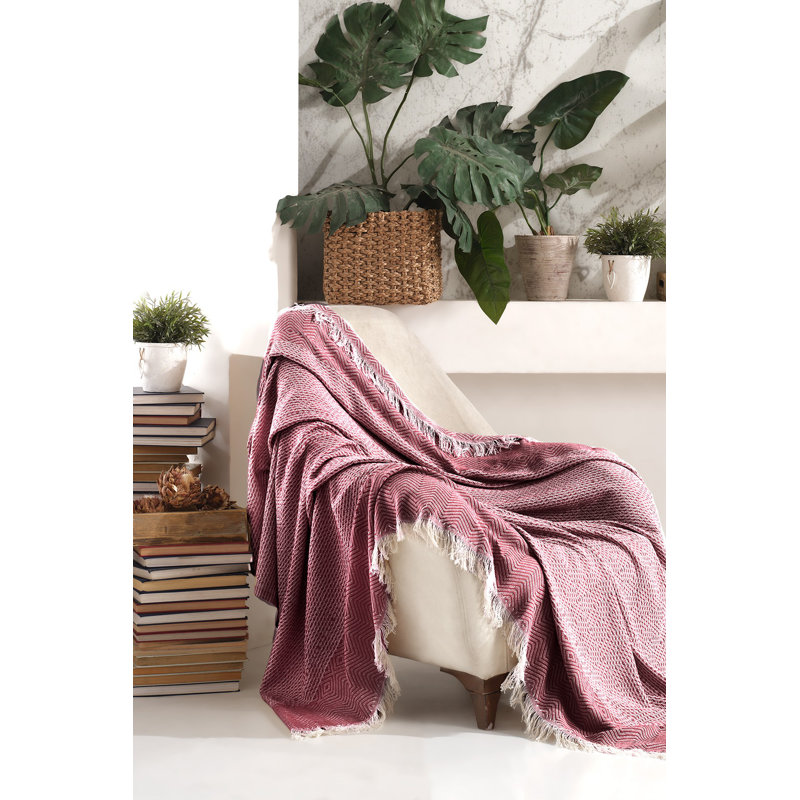 Housse de canapé lavable à la machine, rouge Claret, 67 x 83 | 70% coton / 30% polyester, 300 g / m² | Repassable, parfaite pour protéger les meubles et rehausser la décoration du salon | Doux, durable, facile à entretenir