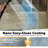 56"-60" W x 76" H Frameless Single Sliding Shower Door, 1/4" Tempered Glass, Adjustable Fit-118026042
