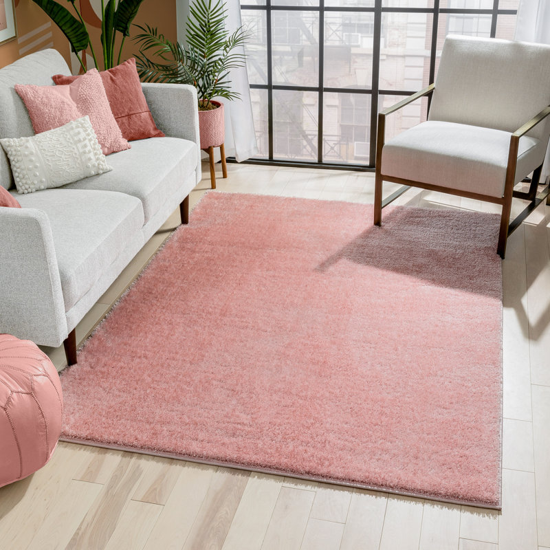 Rainbow Solid Colour Sheepskin Shag Area Rug, Rectangle 160cm x 220cm
