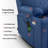 Small Size Power Recliner Lift Chair with Massage, Dual Heating, Adjustable Headrest, Faux Leather-543627912