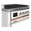 Majestic III Series 36 Inch Induction Range with 6 Induction Elements in Matte Graphite (Chrome Trim)-618479909-618479904