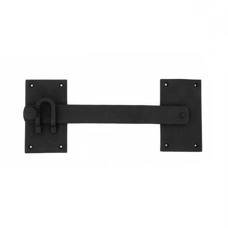 Loquet de clôture en fer noir pour porte de garage 12 po