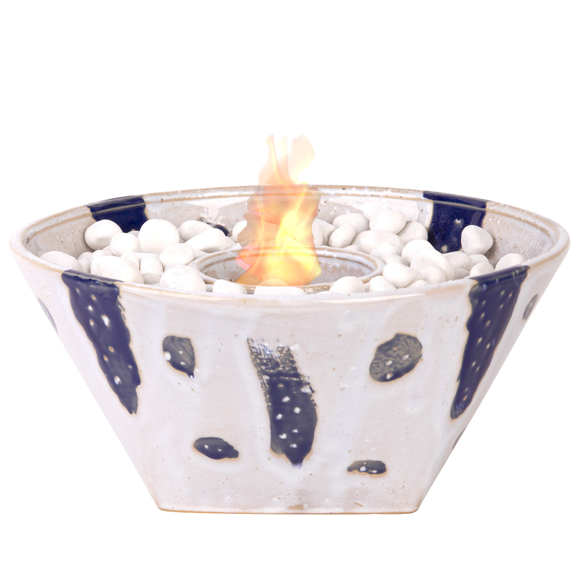 Studio 66 Stone Gel Outdoor Tabletop Fireplace Wayfair