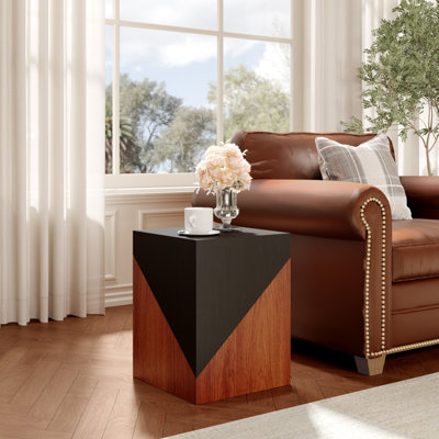 Table de bout Black Brown Block