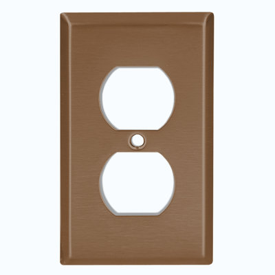 No Subject 1 - Gang Toggle Light Switch Standard Wall Plate