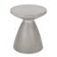 Table d'appoint d'extérieur légère en béton avec un design élégant - Fin prêt à l'emploi pour un attrait moderne
