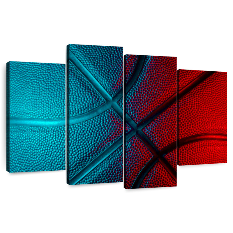 Texture de basketball Sireci, H 32 po x l 52 po