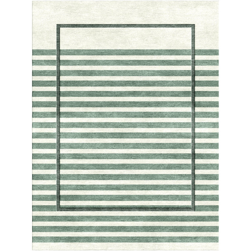 LAtitude Hand Knotted Area Rug, Rectangle 9' x 12'