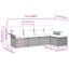 251cm Wide Patio Sofa with Cushions
