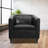 Faux Leather Armchair-116723256