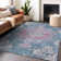 Machine Washable Indoor/Outdoor Claudian ACN1236 Blue Rug