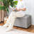 24” Fabric Storage Ottoman Bench-562153924