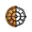 Horloge murale décorative en bois