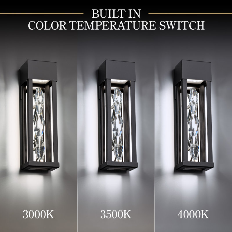 Polar LED Outdoor Flush Mount, 16" H x 4.63" W x 4.25" D, 21 W