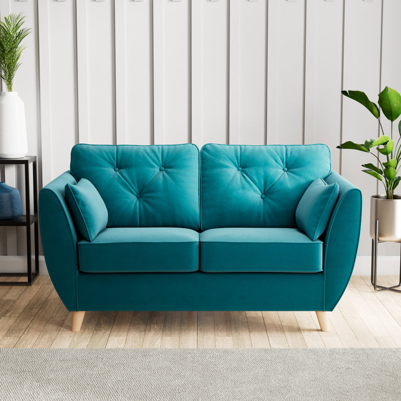 Birjesh 2 Seater Sofa, Beige Wood, Mallard