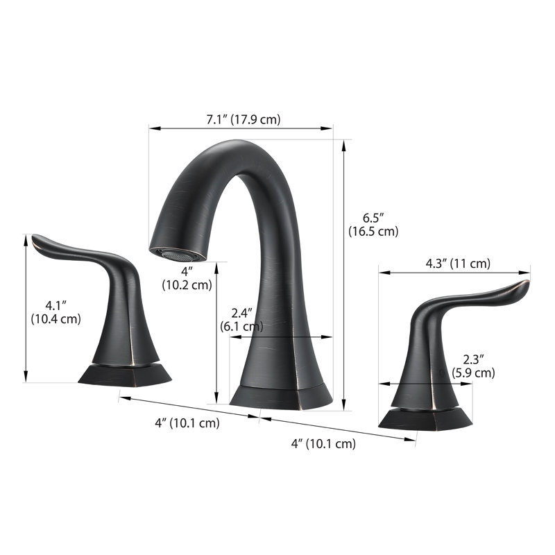 Scarlett Widespread 2-handle Bathroom Faucet