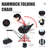 Heated Hammock Camping Chair with Footrest, Rocker, High Back, Cup Holder & Power Bank (1 Pack)