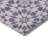 Premium Machine Washable Tweedy Lavender Rug-343023792