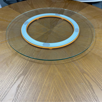 Plateau tournant sandwich en verre trempé