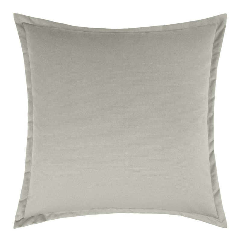 Belvedere Flange Pillow Cover & Insert, Tan, Square 24"