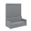 Lit escamotable double avec coussin-1491497977