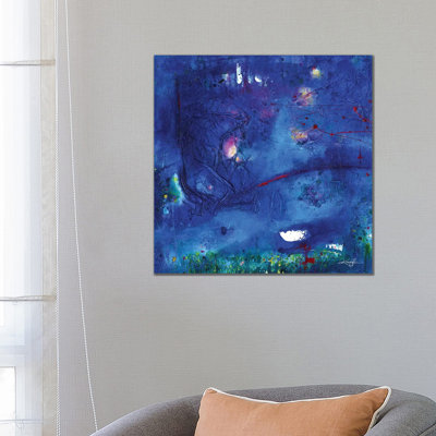 At Night In The Fairy Garden by Kathy Morton Stanion - Wrapped Canvas Gallery-Wrapped Canvas Giclée