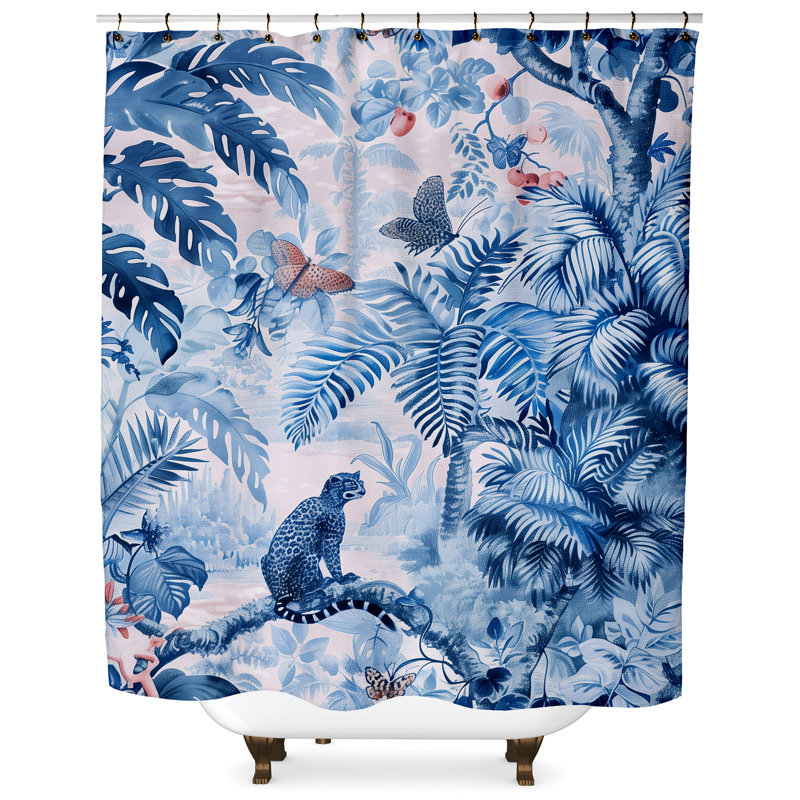 Behnam Shower Curtain, 74"H x 71"W