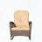 Oversized Outdoor Wicker Rocking Chair with Thick Cushions-103108420