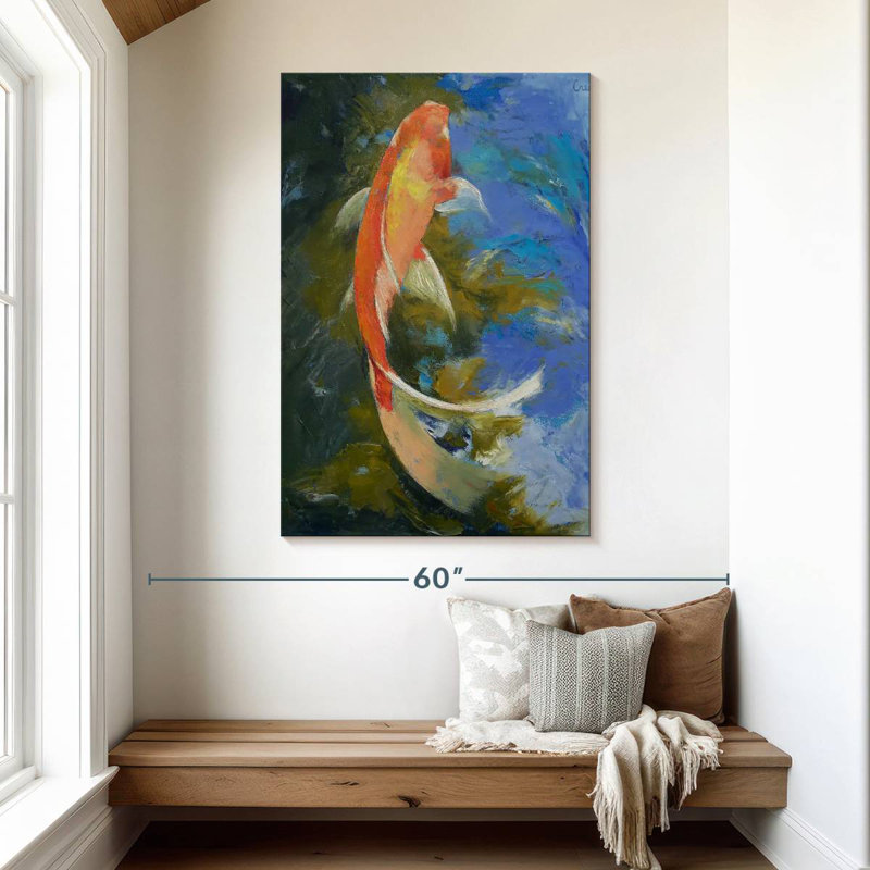 Brampt Butterfly Koi, 48" H x 32" W