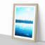 Red Kayak on a Lake in Sweden in Abstract - Picture Frame Graphic Art Print-55771930-55771929