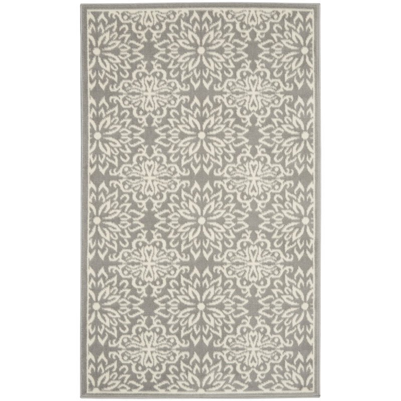 Guilian Floral Indoor Rug, Rectangle 3' x 5'