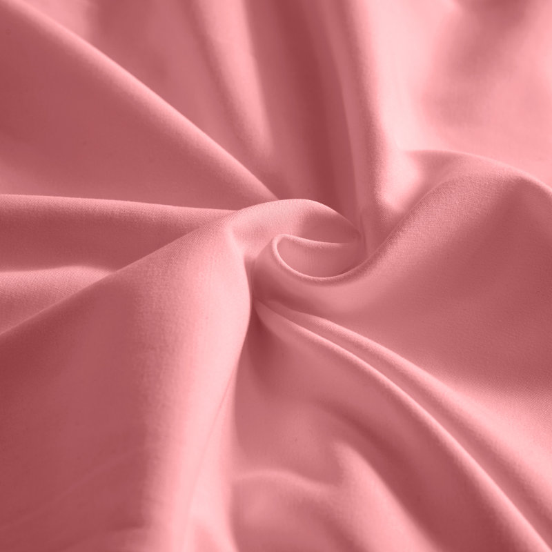 Solid Microfiber Duvet Cover Set - Simple Style Bedding Set For All Season, Twin Duvet Cover + 1 Standard Sham, Pink