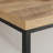 Hulste Rustic Oak Metal Base Computer Desk, 60 Inch-852967639-971948440