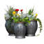 Pot à fleurs cuivré