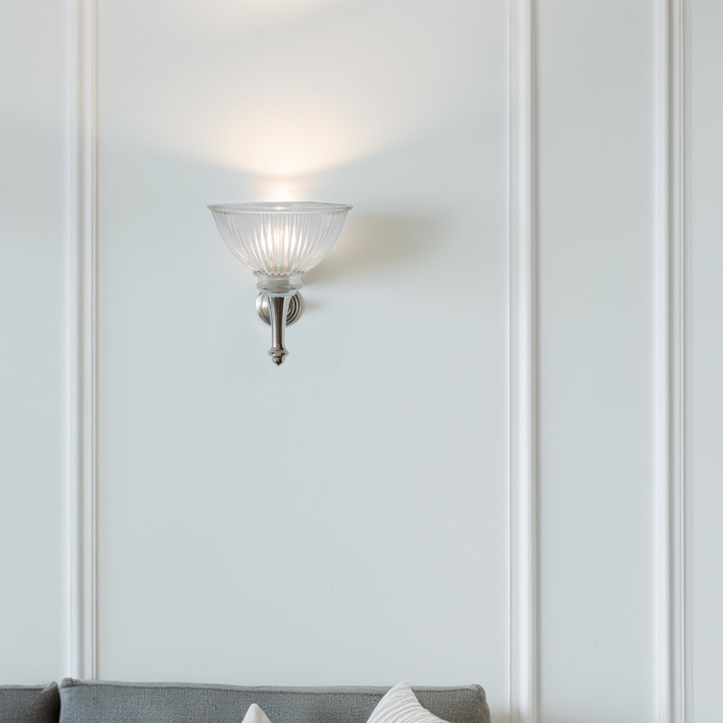 10cm H Glass Lamp Shade in Transparent