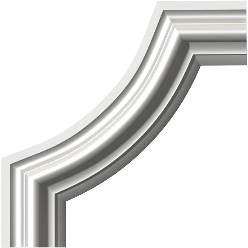 10'' H x 10'' W x 0.75'' D Urethane Panel Moulding Corner