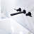 Wall Mounted Optional 2-handle Bathroom Faucet-49025137