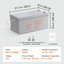 Batterie Deep Cycle, 12V 200 AH, batterie rechargeable marine AGM