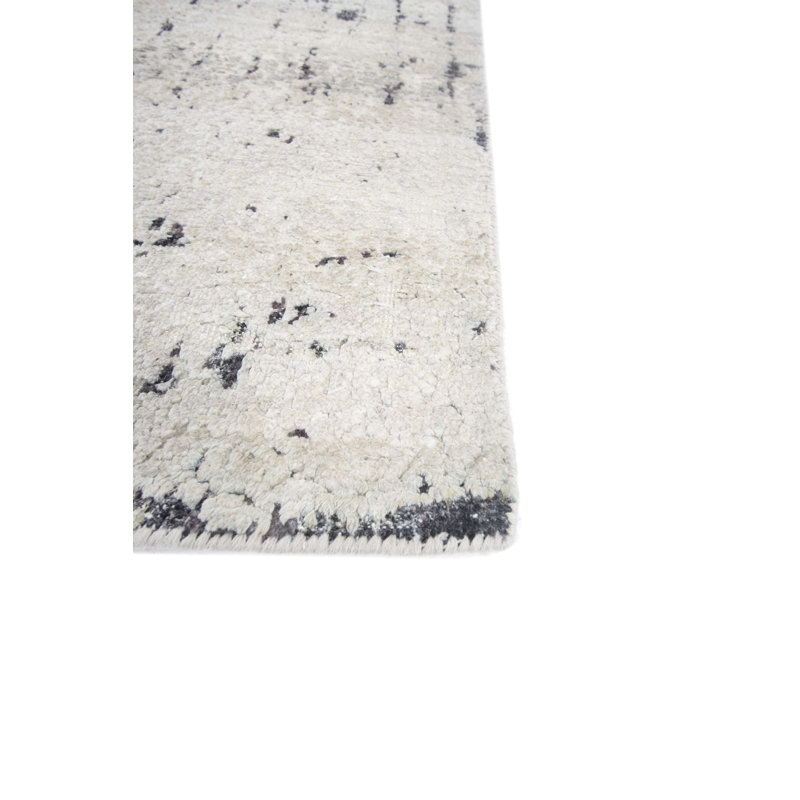 Contemporary One-of-a-Kind Rectangle 9' X 12' Hand Knotted Area Rug