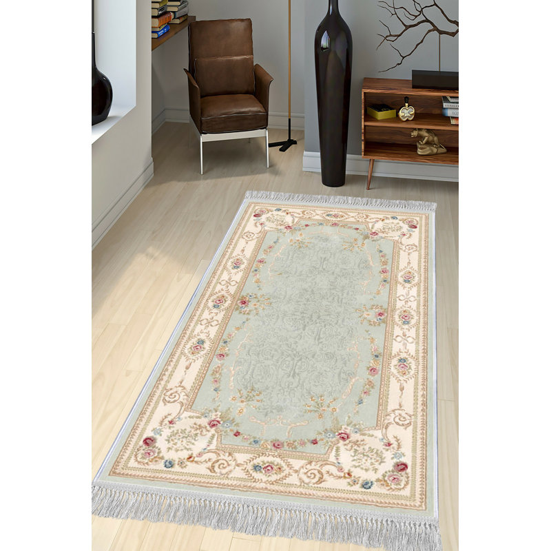 Luxury Hall Carpet - 100% Velvet Fabric, 3.3 x 9.8 ft | 100% Cotton Sole, Pile Height: 0.4 in, Total Height: 0.5 in | Antibacterial, Non-Slip, Machine Washable, 3D Digital Printing | Elegant Design for Home Décor