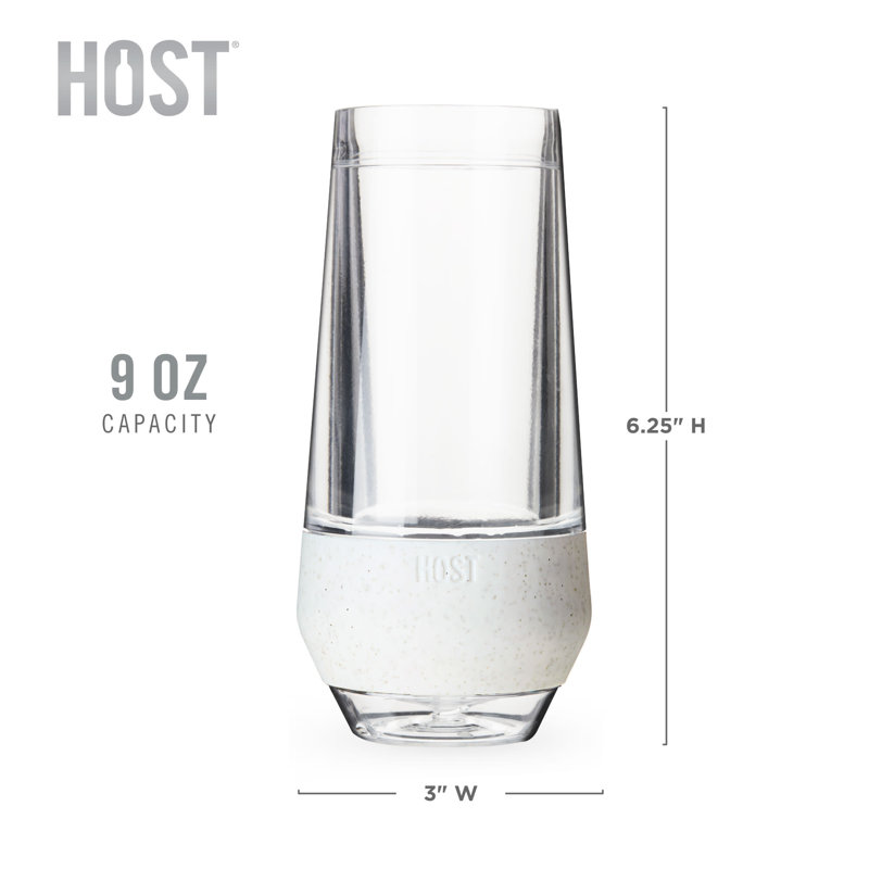 Chilling Champagne FREEZE Cooling Cups in Glitter
