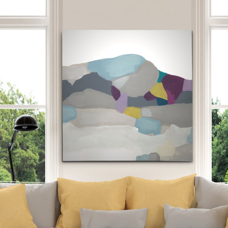 " Valley Prism II ", 10" H x 10" W x 1.5" D, Wrapped Canvas