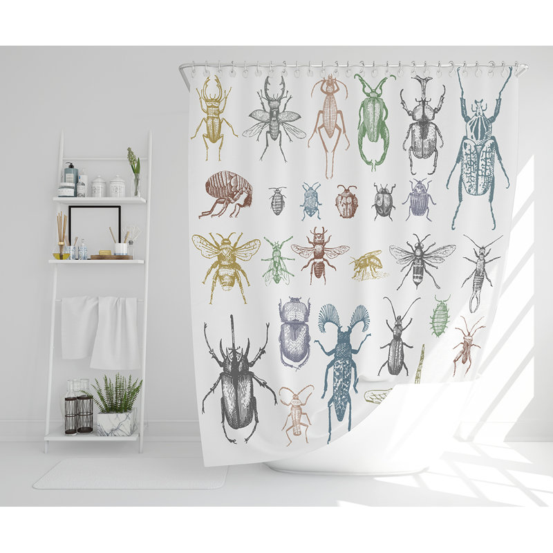 Eliza-Mai 13 Piece Polyester Shower Curtain Set