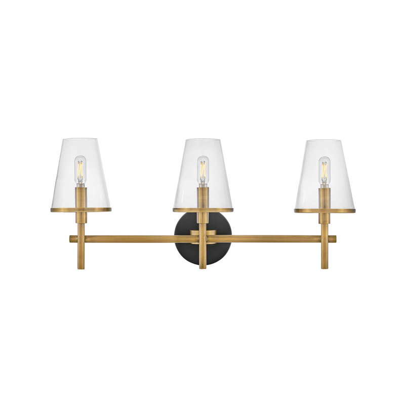 Marten 3-Light Two-Tone Bath Vanity Fixture
