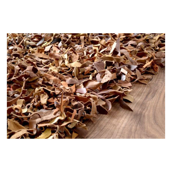 Leather Shag Leather Indoor Rug, Rectangle 8' x 10'