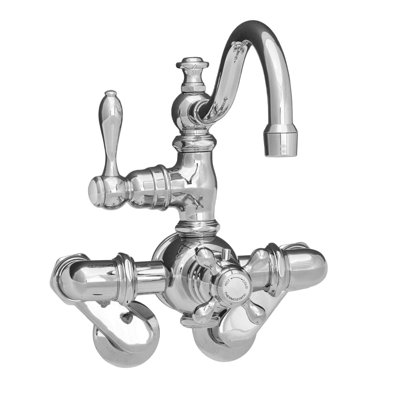 Thermostatic Wall Mount Tub Faucet Arched Spout by Strom Living