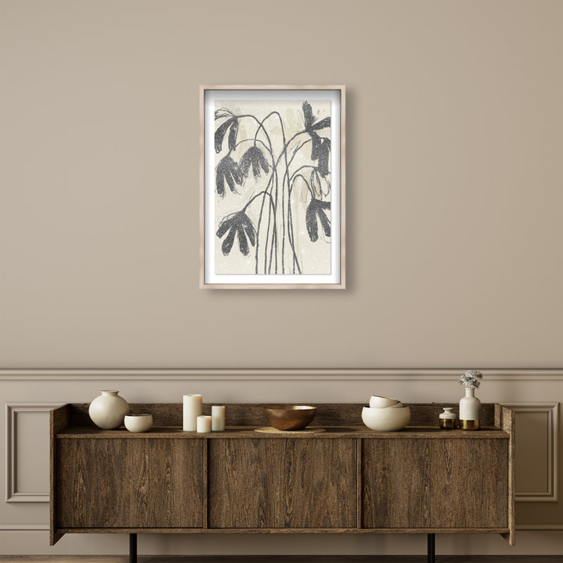 Tree Abstract Studio Print by Oliver Gal, 16.5"H x 11.5"W, Natural Oak Shadowbox