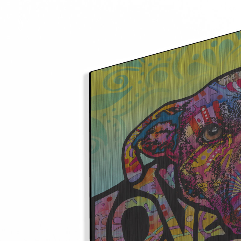 «Love You Pit Bull» par Dean Russo, H 16 po x l 24 po