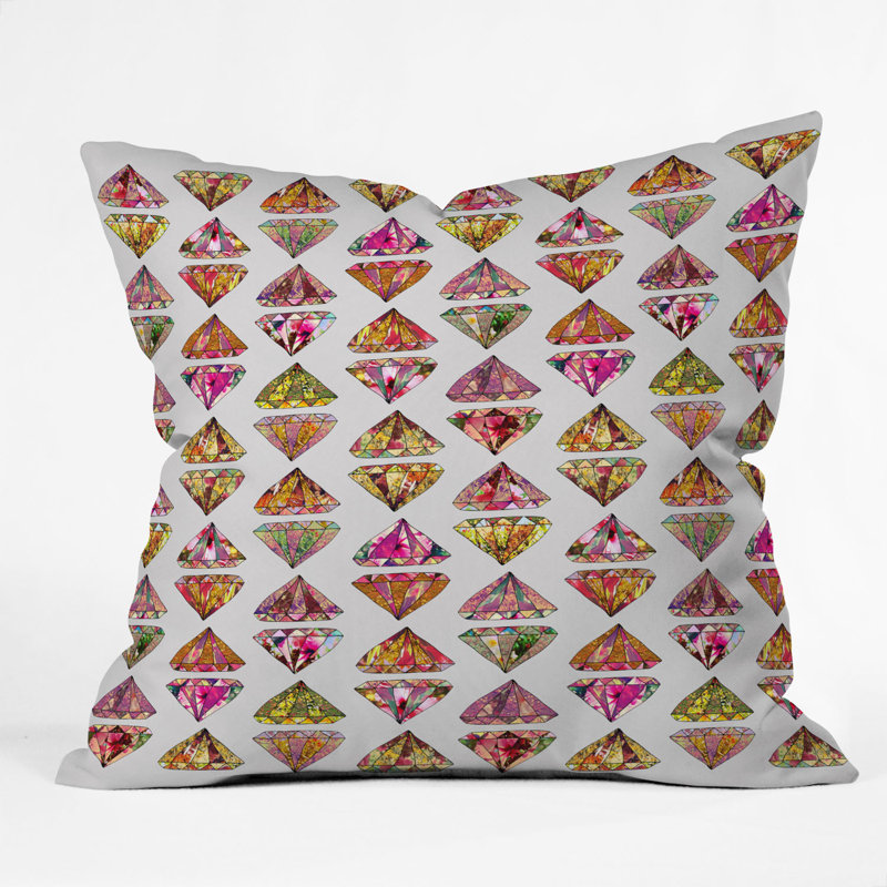 These Diamonds Are Forever Throw Pillow, 20" x 20"